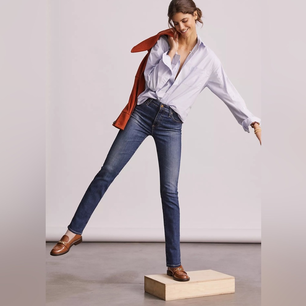 AG Adriano Goldschmied The Stevie Slim Straight Jeans
